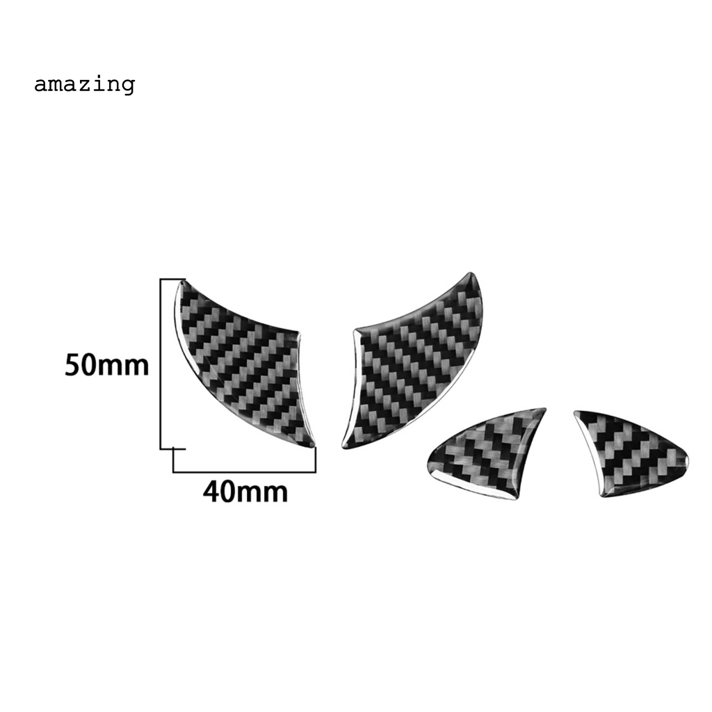 Bộ 4 Miếng Dán Logo Phía Trước Chống Ăn Mòn Cho Toyota Corolla 2014-2018