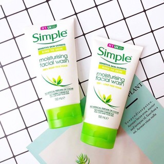 Sữa Rửa Mặt Simple Dưỡng Ẩm 150ml