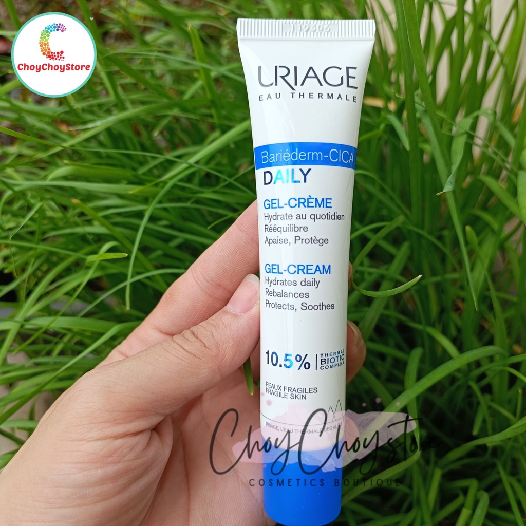 Kem Uriage Bariederm Cica Daily Gel Cream 40mL - Kem làm dịu, phục hồi da tổn thương