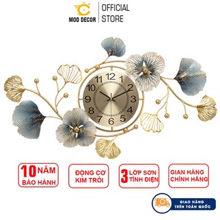 Đồng hồ treo tường trang trí công phượng, tráng gương MOD Decor mã 2111, Lianzhang JJT