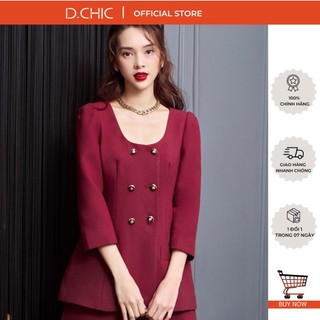 D.CHIC Áo vest dáng ôm cổ U sâu 160335