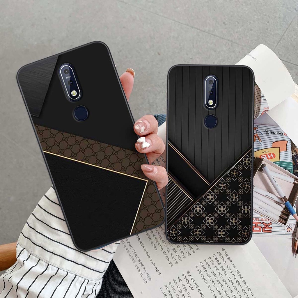 Ốp lưng Nokia 7.1 / 7.1 Plus hình họa tiết thương hiệu thời trang cao cấp