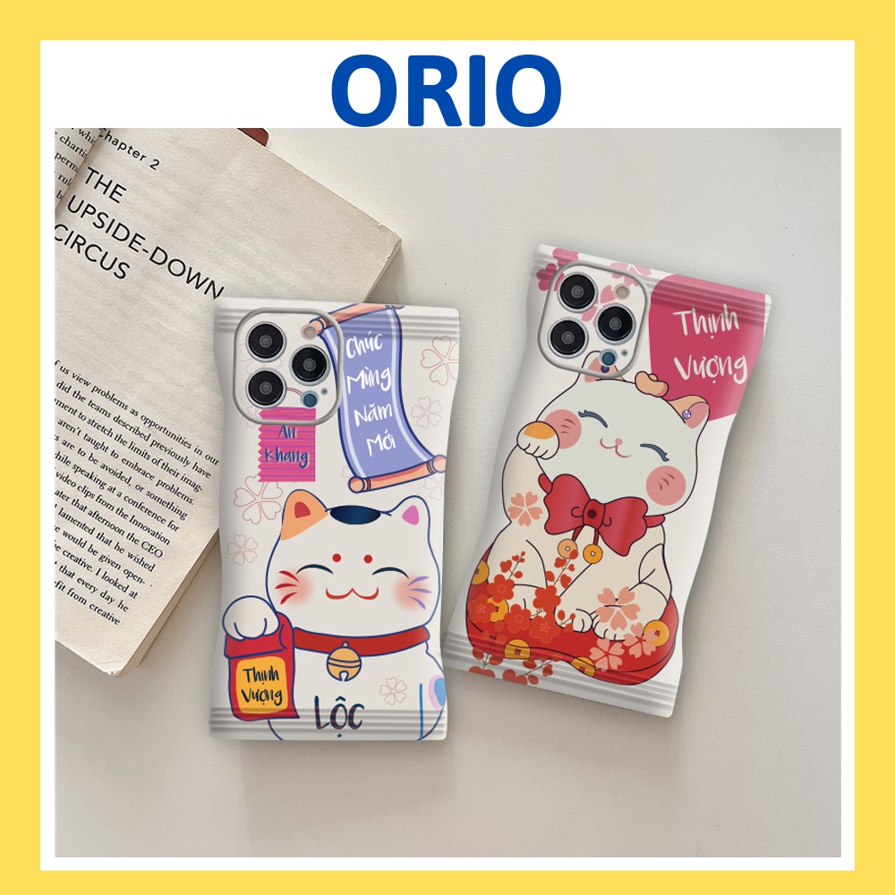 Ốp lưng iphone vỏ kẹo Mèo Thần Tài 6/6plus/6s/6splus/7/7plus/8/8plus/x/xr/xs/11/12/13/14/pro/max/plus/promax - ORIO