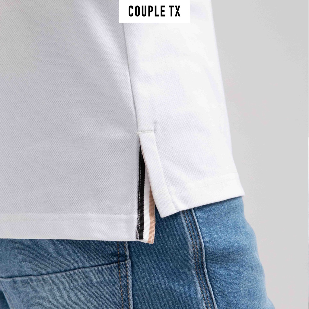 Áo Polo Nam Couple TX Pique Slim Fit Phối Bo Cổ MPO 1024