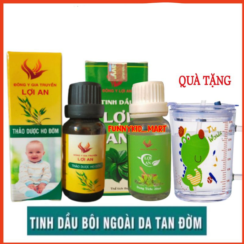 Combo dầu Lơi An lọ số 1 + lọ số 2
