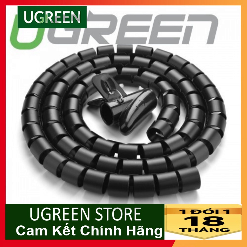 Dây ống xoắn PE Ugreen LP121 30818 30819 30820 bảo vệ các loại dây an toàn tiện dụng