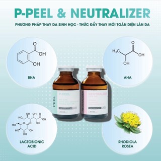 Peel da KyungLab P-Peel + Neutralizer thay da sinh học - tái sinh làn da không gây bong tróc da habi beauty & health