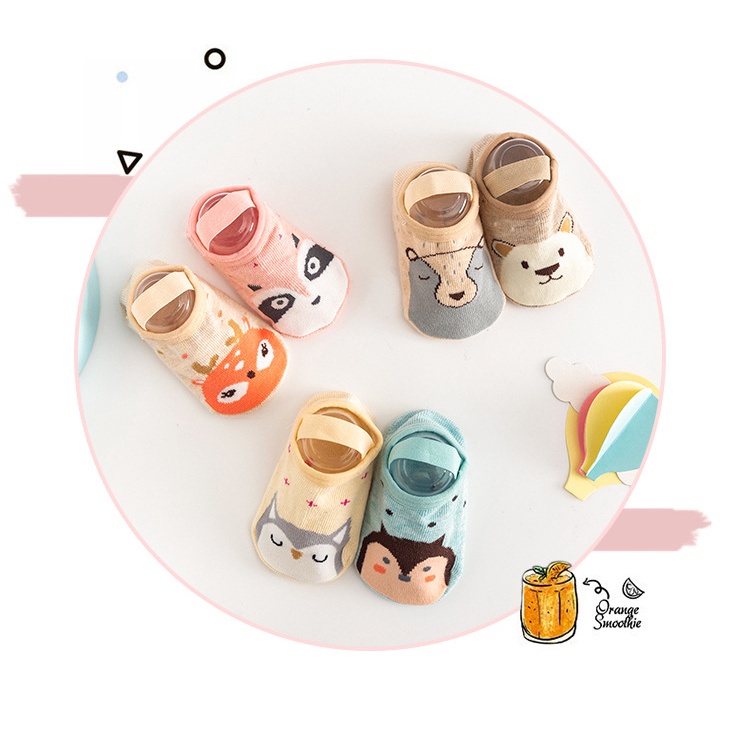 Vớ Cotton Chống Trượt Cho Bé Sàn