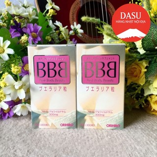 BBB (BEST BEAUTY BODY - ORIHIRO BB) - VIÊN UỐNG NỞ NGỰC SĂN CHẮC CHO PHÁI ĐẸP Nhật bản date mới