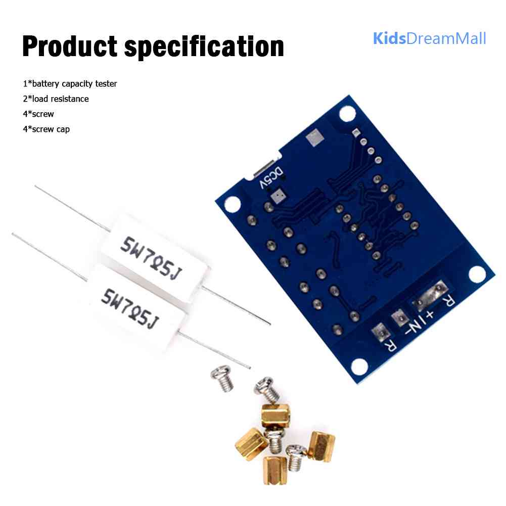 Mới Mô Đun Kiểm Tra Dung Lượng Pin HW-586 18650