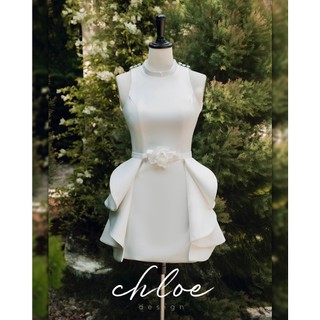 Váy thiết kế Chloe Bijou 22- Chất liệu lụa da - Size S-M-L- May đo