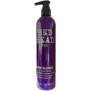 Dầu gội tím khử vàng cho tóc bạch kim Tigi Bed Head Dumb Blonde Purple Toning Shampoo 400ml