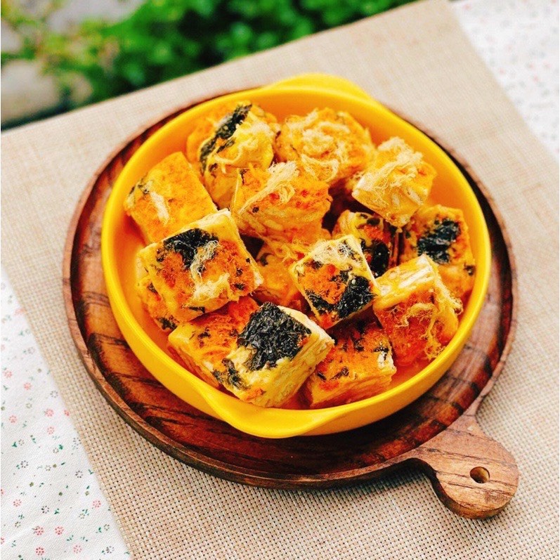 Set Nguyên Liệu Làm Bánh Bông Tuyết Chà Bông Rong Biển/ Kẹo Nougat Trứng Muối - Tặng Công Thức Bất Bại