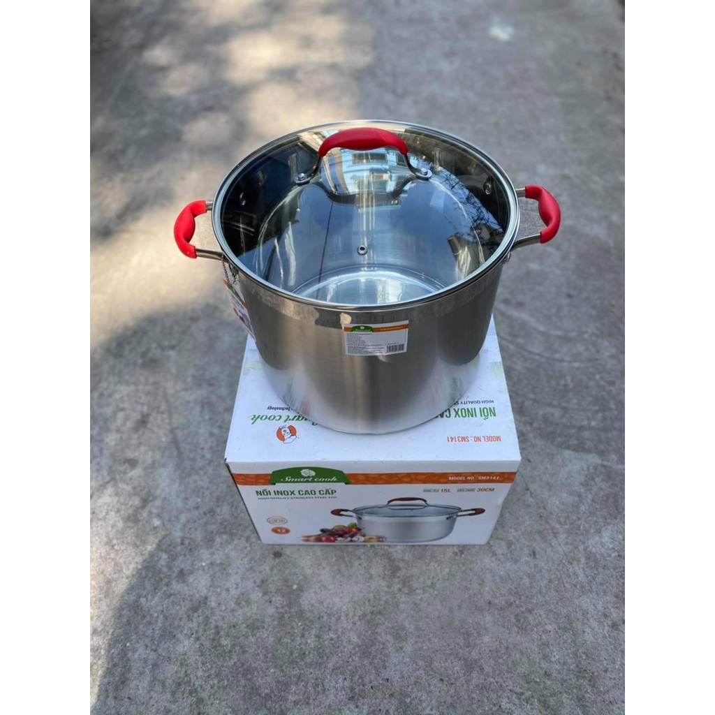 Nồi luộc gà Elmich Smartcook 3140 28cm 3141 30cm 5 đáy