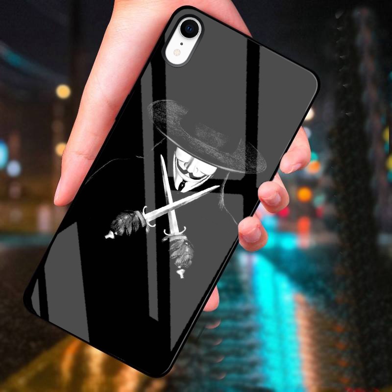 Ốp Lưng IPHONE XR mặt kính cường lực cao cấp thiết kế riêng