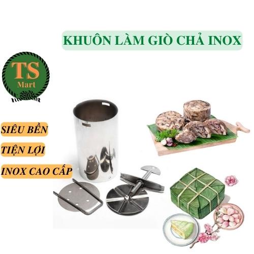 Bộ Khuôn Làm Giò Thủ Giò Chả Xào Inox Chất lượng cao cấp Loại 1KG và 2KG, Khuôn Làm Giò Chả LụaNgày Tết