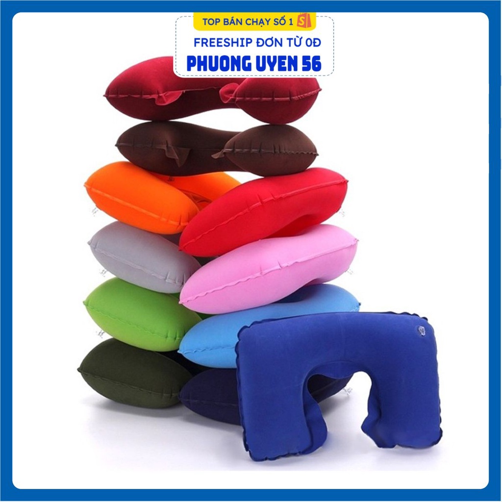 Gối Hơi Du Lịch Có Hộp Cao Cấp - Quà Tặng Nhân Viên - Khách Hàng