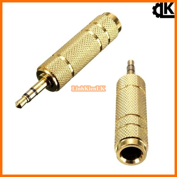 Jack Chuyển 6 Ly Sang 3,5mm Kim Loại