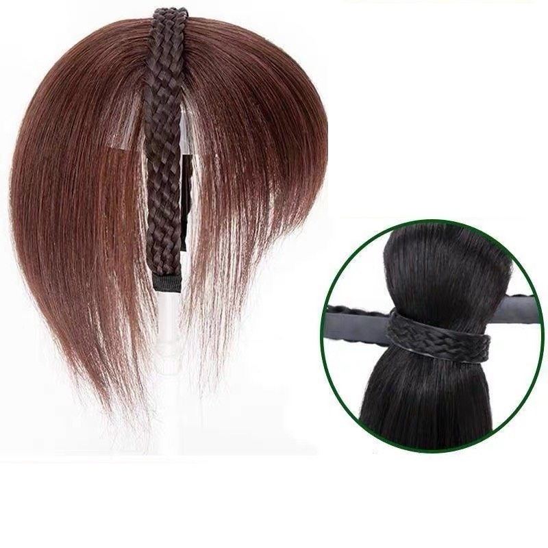 Tóc giả bờm tết mái che hói siêu xinh Hàn Quốc