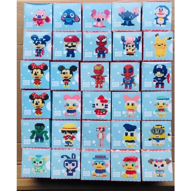 lego mini xếp hình cho bé các nhân vật hoạt hình siêu dễ thương mẫu mới 2023 chú ý shop đi mẫu ngẫu nhiên ạ