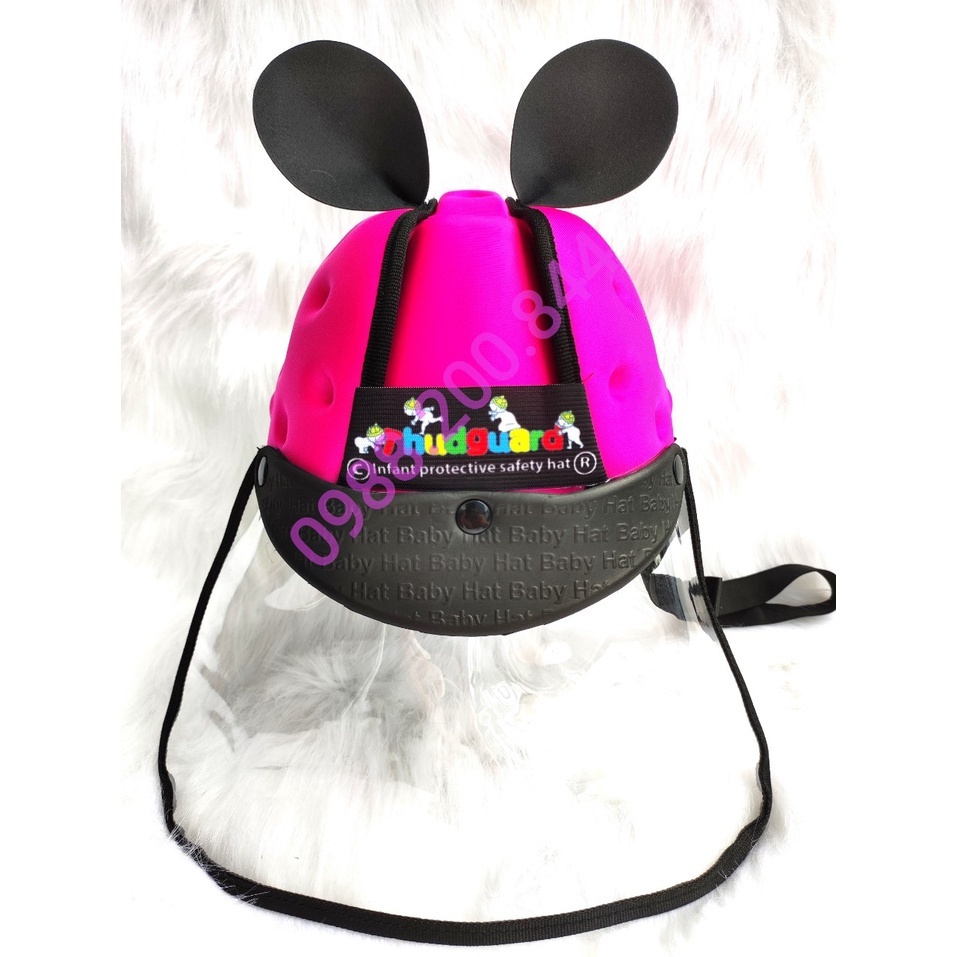 Nón Bảo Hiểm Cho Bé Tập Đi Lưỡi Trai Trơn >> 7 Tháng Đến 4 Tuổi_ts1820