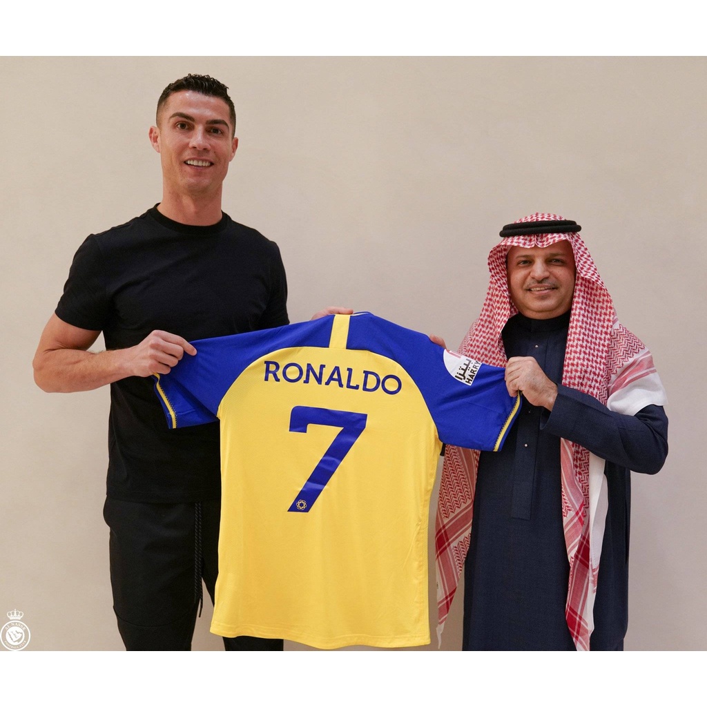 Áo Thun Bóng Đá Thể Thao Unisex QH1 2022-2023 Al Nassr Số 7