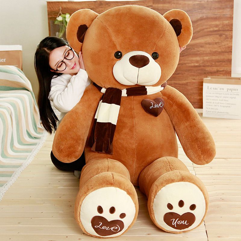 Gấu bông Teddy cao cấp siêu to, gấu bông làm quà tặng, kích thước 1m2 1m6 và 1m8.
