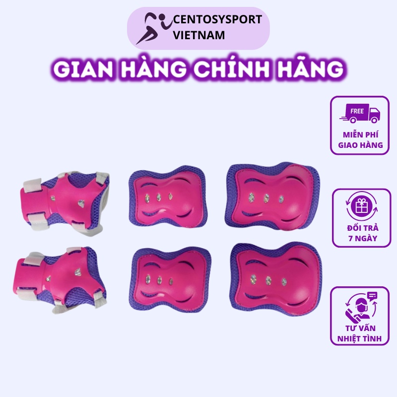 Bảo Hộ Trẻ Em Cao Cấp Centosy BVN - Bảo Vệ Chân Tay Khi Đạp Xe, Trượt Patin Ván Trượt