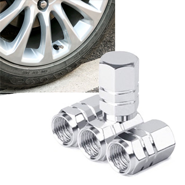 Nắp chụp van ô tô xe máy hợp kim nhôm cao cấp- phụ kiện xe hơi cao cấp- ô tô 87