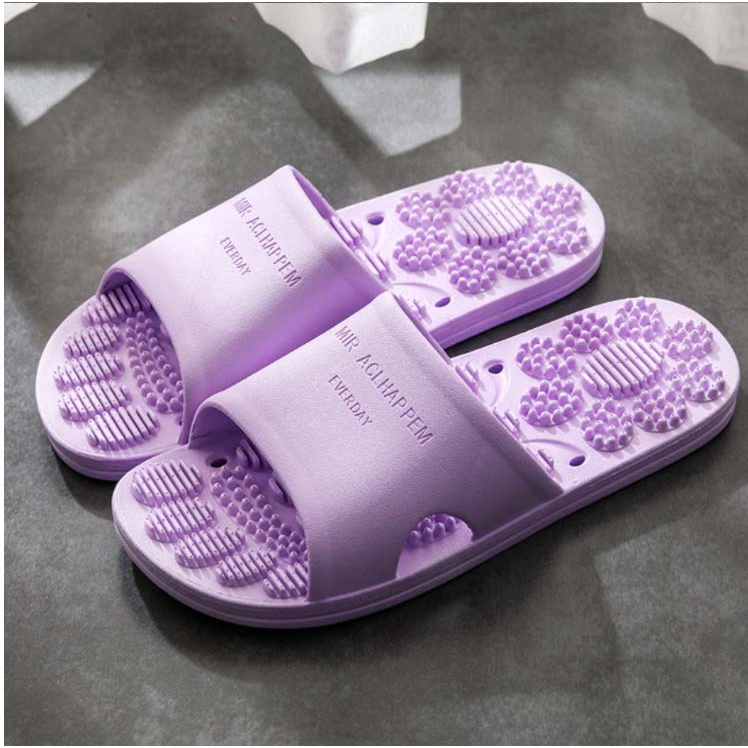 Dép Đi Trong Nhà Tắm, Gai massage lỗ thoáng khí, thoát nước, Văn Phòng, Hàng xuất Nhật chống trơn trượt Tintin DNL24