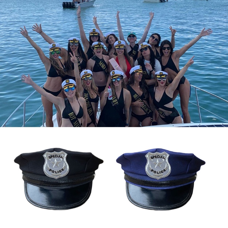 Mũ Hóa Trang Cảnh Sát Thiết Kế Cá Tính Cho Nam Và Nữ