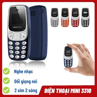 Điện Thoại Mini L8Star BM10 (3310) Siêu Nhỏ Thiết Kế Siêu Nhỏ 2 Sim 2 Sóng Thay Đổi Giọng Nói Nghe Nhạc