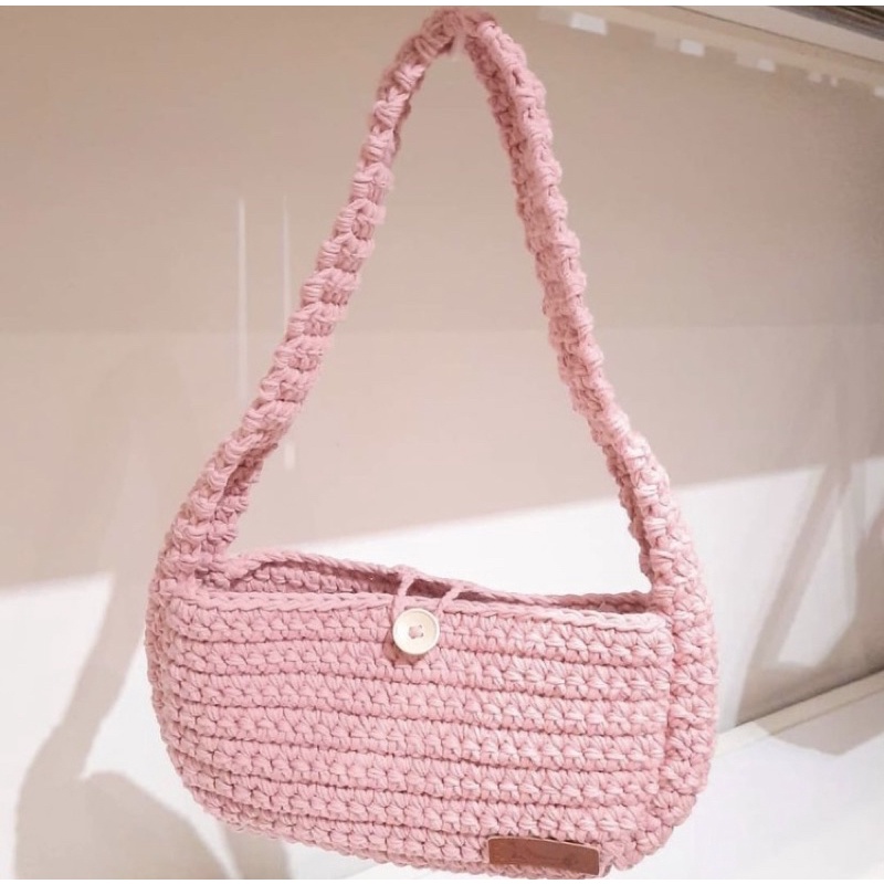 TÚI XÁCH KẸP NÁCH ĐAN LEN