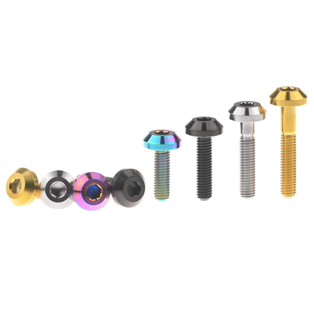 Bu lông WANYIFA M6x12 15 20 25 30 35mm tùy chọn lục giác titan dành cho phanh xe đạp