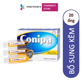 Siro bổ sung kẽm Conipa hộp 20 ống
