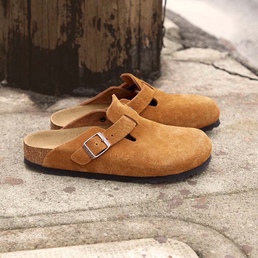 Birkenstock Dép Bít Mũi Chất Liệu Da Thời Trang Cho Nữ