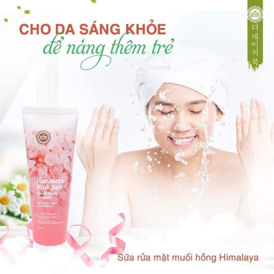 Sữa Rửa Mặt Muối Hồng Himalaya Ngăn ngừa mụn, se khít lỗ chân lông, không khô da The Naturebook | BigBuy360 - bigbuy360.vn