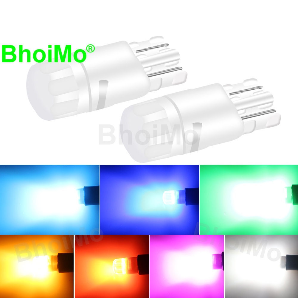Đèn Led Tín Hiệu 2SMD T10 W5W 194 2835 Park 168 DC12V Gắn Cửa Xe Hơi
