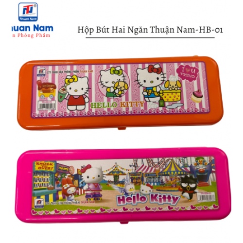 ( 5 Hộp ) Hộp Bút Học Sinh 2 Ngăn 3 Ngăn Thuận Nam Camshop