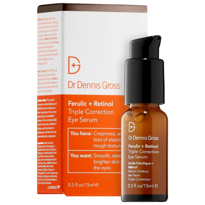 Shop's badgeSERUM DƯỠNG MẮT DR DENNIS GROSS ADVANED FERULIC + RETINOL TRIPLE CORRECTION 15ML - 13623