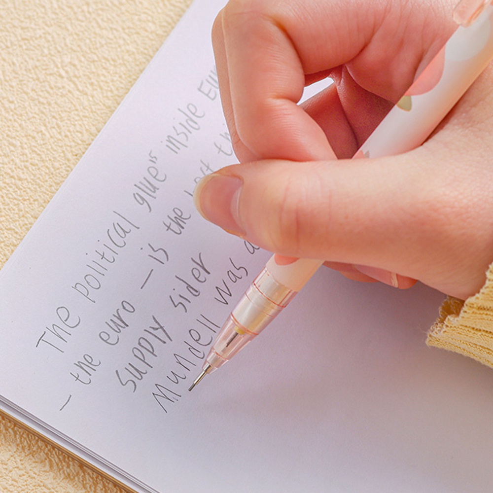 Bút Chì Cơ Tự Động 0.5mm In Hình Quả Đào Dễ Thương