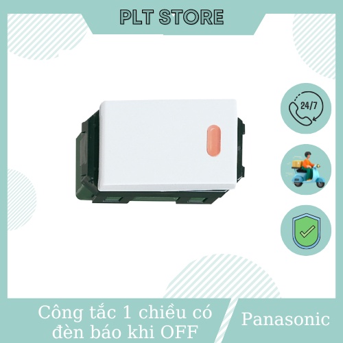 Công tắc B, 1 chiều 16A có đèn báo khi OFF Panasonic WEG5151-51SWK dòng Wide Serie