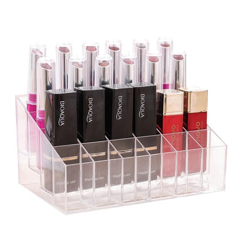 Khay Đựng Son Đựng Mỹ Phẩm Trong Suốt 24 ô  MILLANA SHOP HA201