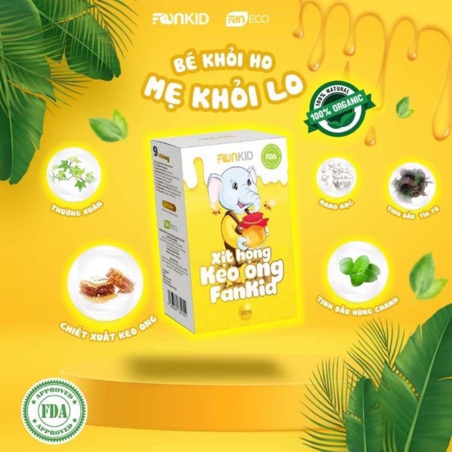 Xịt Họng Keo Ong FanBee