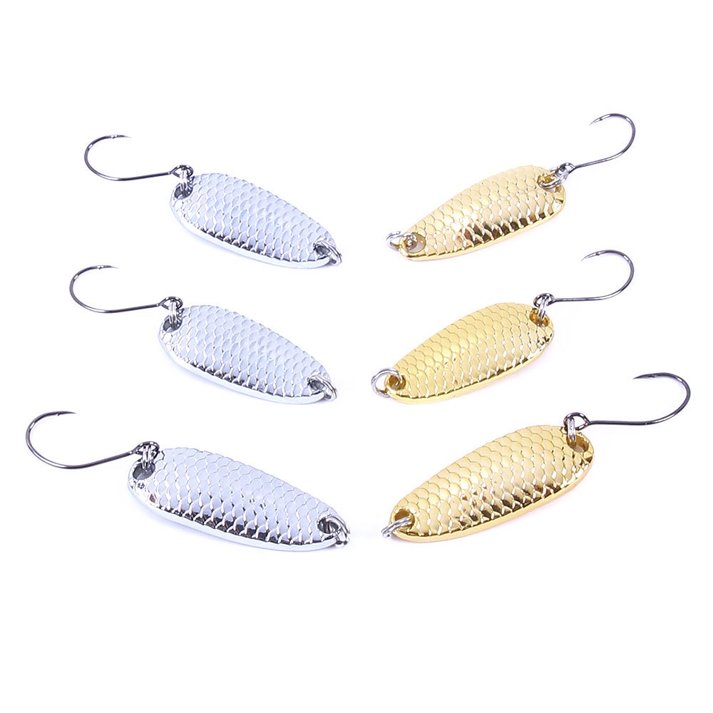 Mồi thìa lượn Spoon nặng 2,5g 3,5g 5g  chuyên câu cá suối, cá mương, câu lure