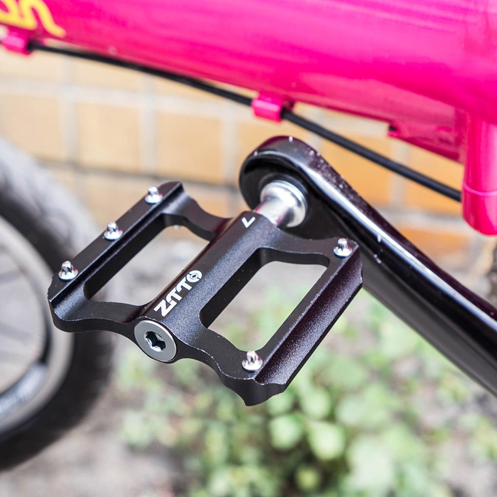 1 Cặp Bàn Đạp Xe Đạp Trục Thép 32 Đinh Chống Trượt