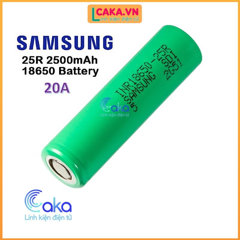 Cell Pin Samsung 25R 18650 2500mAh 20A Battery