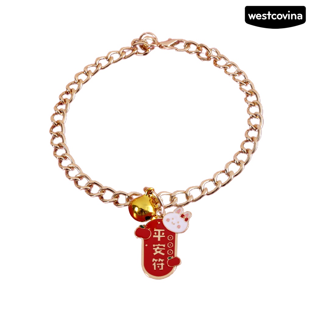 [COD]♘Vòng Cổ Họa Tiết Năm Mới Bắt Mắt Cho Thú Cưng