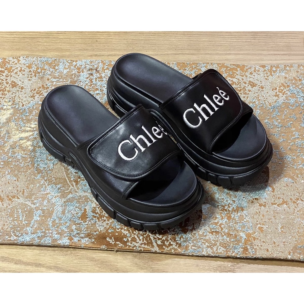 Dép Sandal Chleé phiên bản độn đế tăng chiều cao - Dép Chleé đế dày