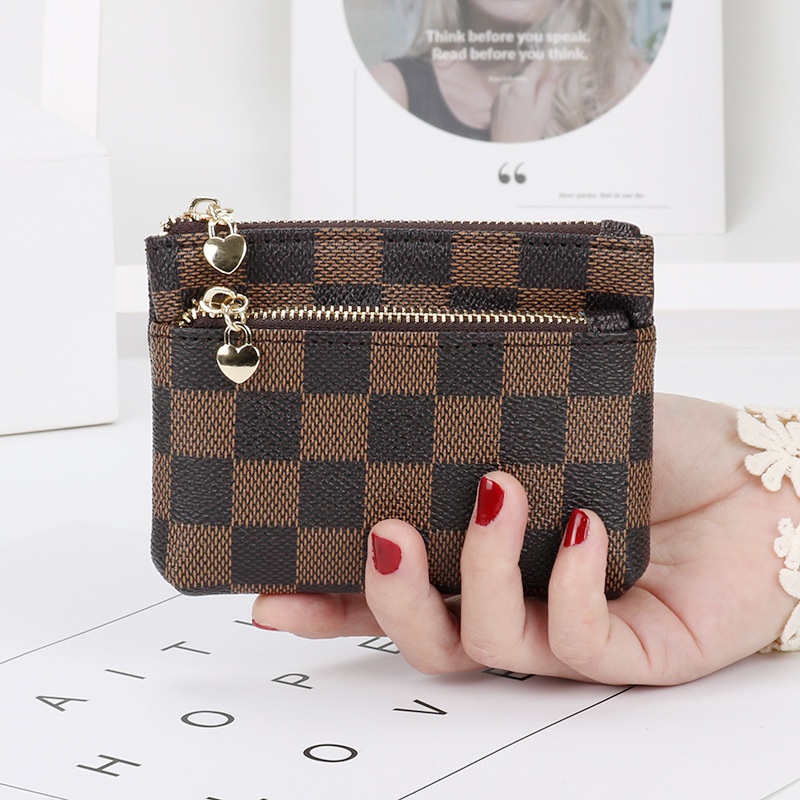 Ví Cầm Tay Mini Siêu Mỏng Có Khóa Kéo Kiểu Mới 2023 Thời Trang Cho Nữ